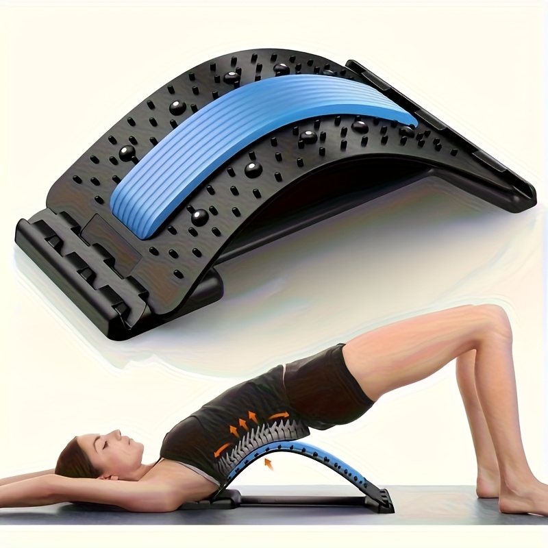 Home Gym Garage - 3-stufiger Rückenstrecker Haltungskorrektur Lendenwirbelstütze Ergonomisch für