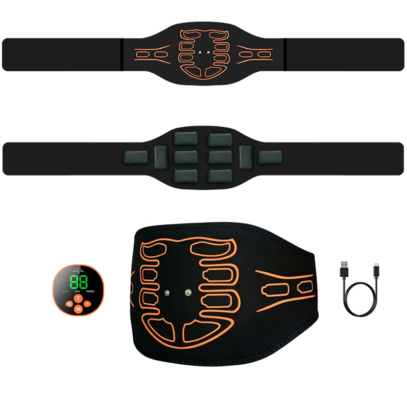 Home Gym Garage - Intelligenter Bauchmuskeltrainer: Bauchweggürtel, Muskelstimulator, Taillenmassagegerät, Schlankheitsgürtel,
