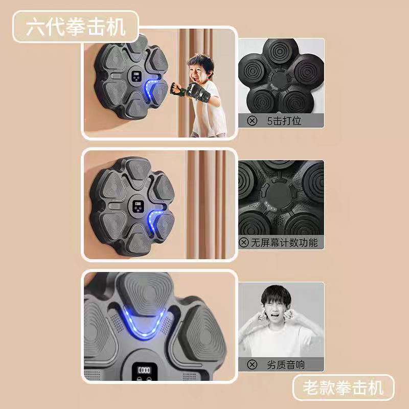 Home Gym Machine - 2026 Intelligente Heim-Fitness-Boxtrainingsmaschine Wandmontierte Boxsack-Ausrüstung mit