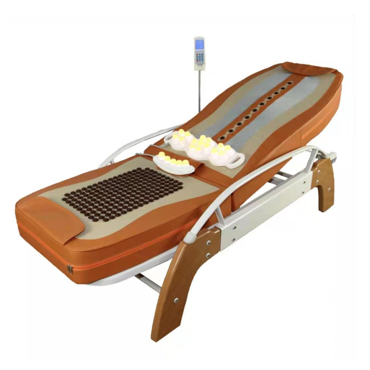 Home Gym Full Body - Koreanisches Luxus-Elektrotherapie-Jade-Massagebett Traditioneller Wärmetisch für Ganzkörper-Wirbelsäulenpflege