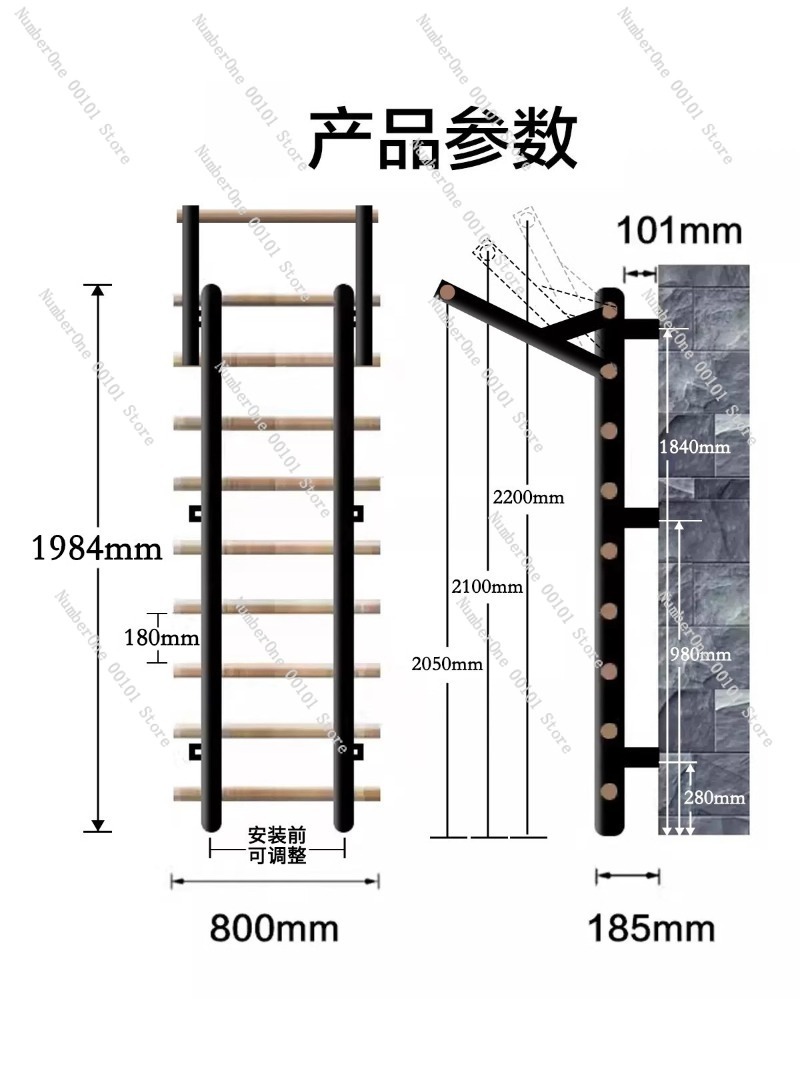 Pull-Up Training Parallel Bar  – Home Gym Yoga Studio Bewertung und Preis