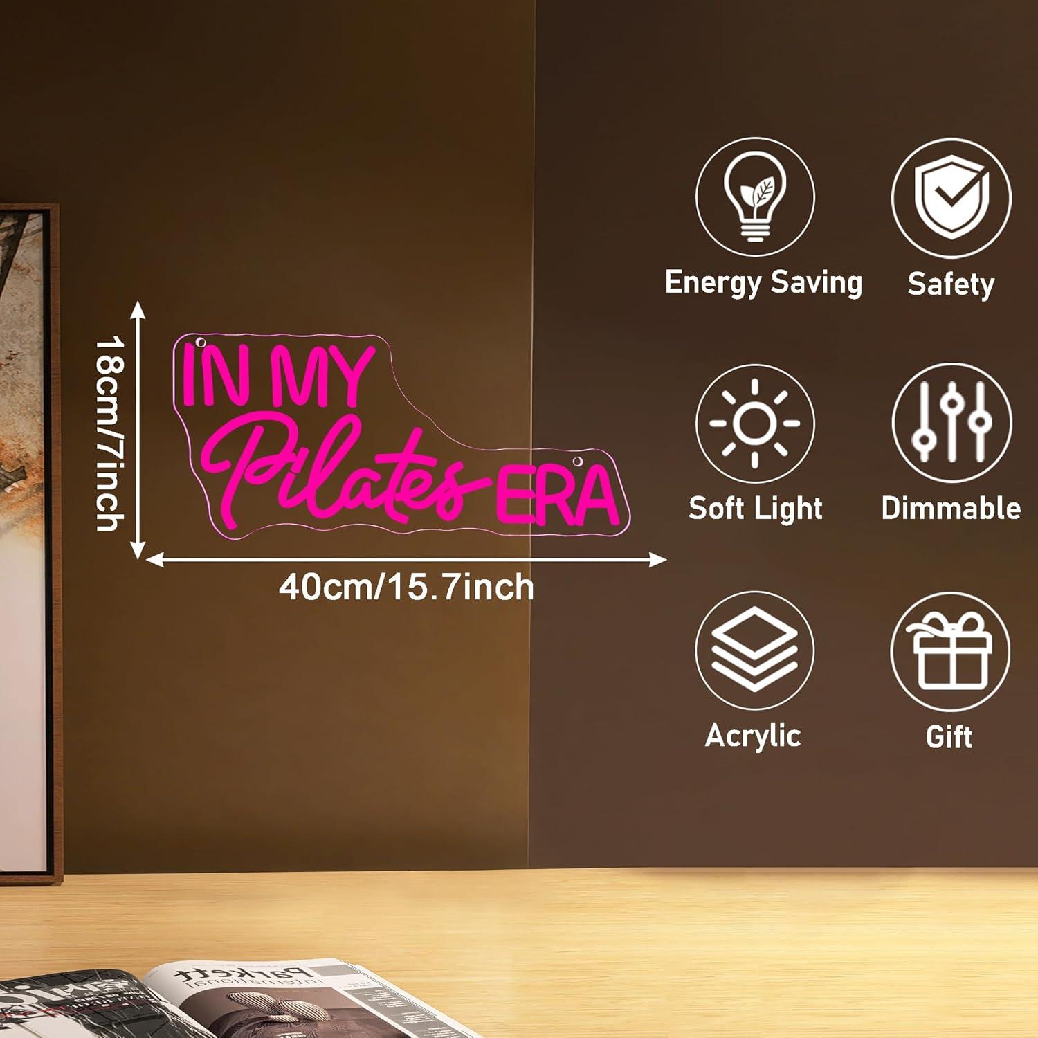 In My Pilates Era Neonschild D – Home Gym Yoga Studio Bewertung und Preis