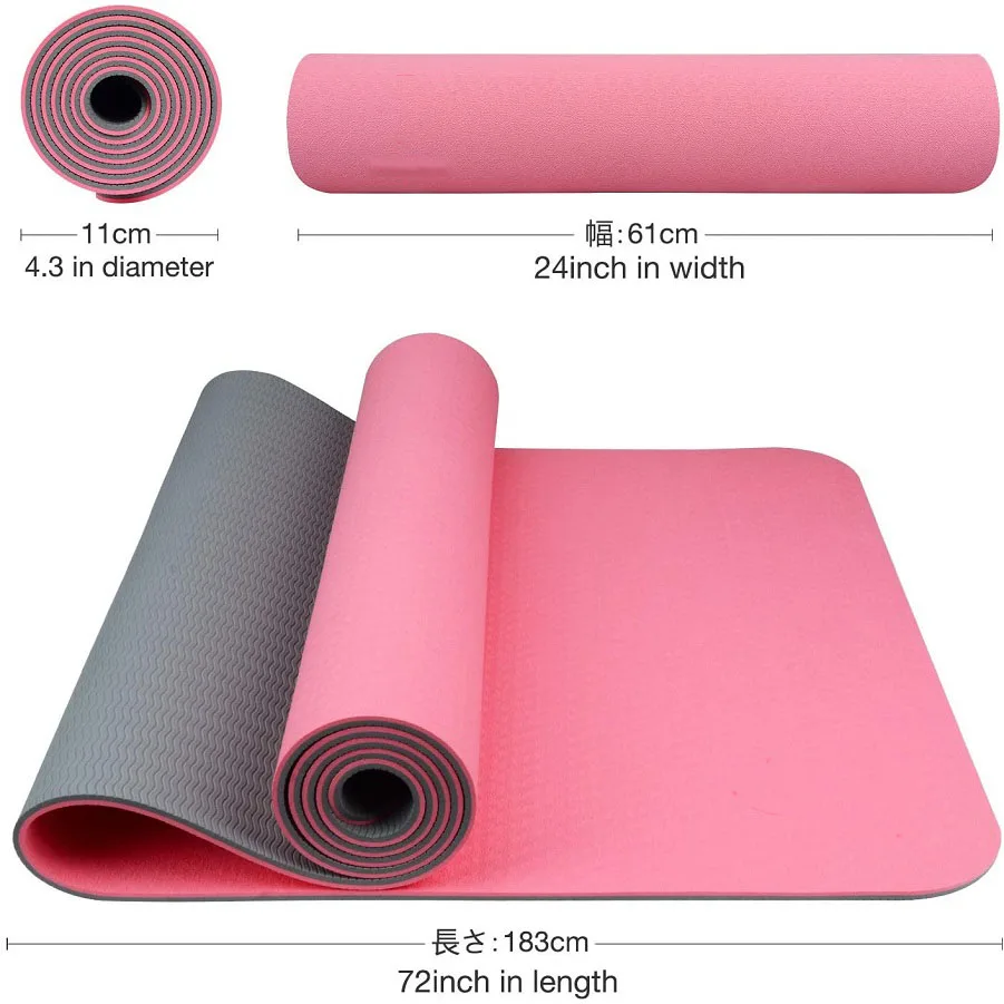 RUISIDA TPE-Yogamatte 180 x 57 – Home Gym Yoga Studio Bewertung und Preis