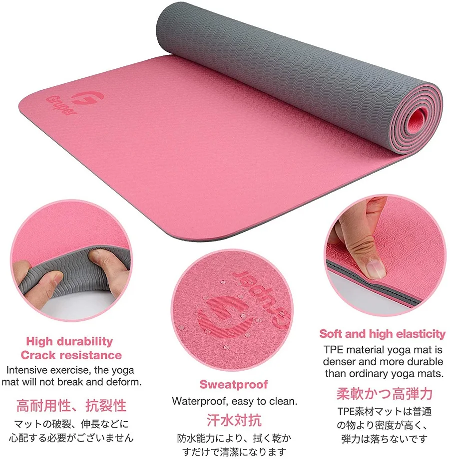 RUISIDA TPE-Yogamatte 180 x 57 – Home Gym Yoga Studio Bewertung und Preis