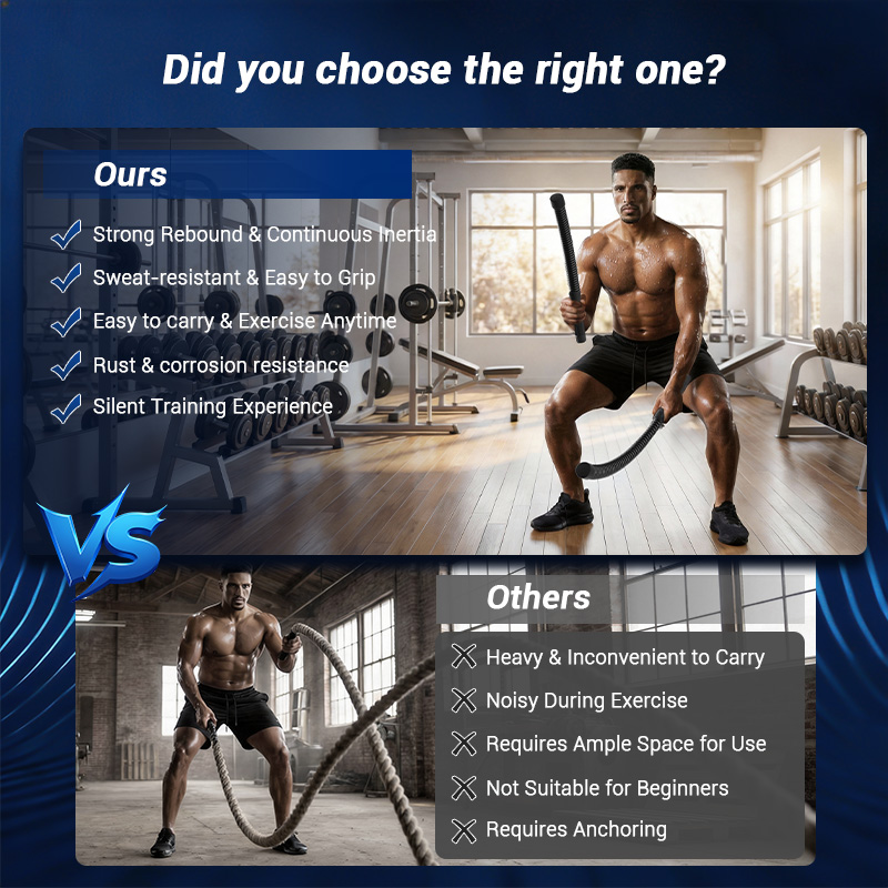 UMAY Seilloses Battle Rope, ge – Home Gym Full Body Bewertung und Preis