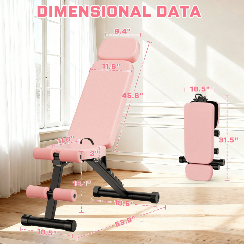 9-fach verstellbare Hantelbank – Home Gym Full Body Bewertung und Preis